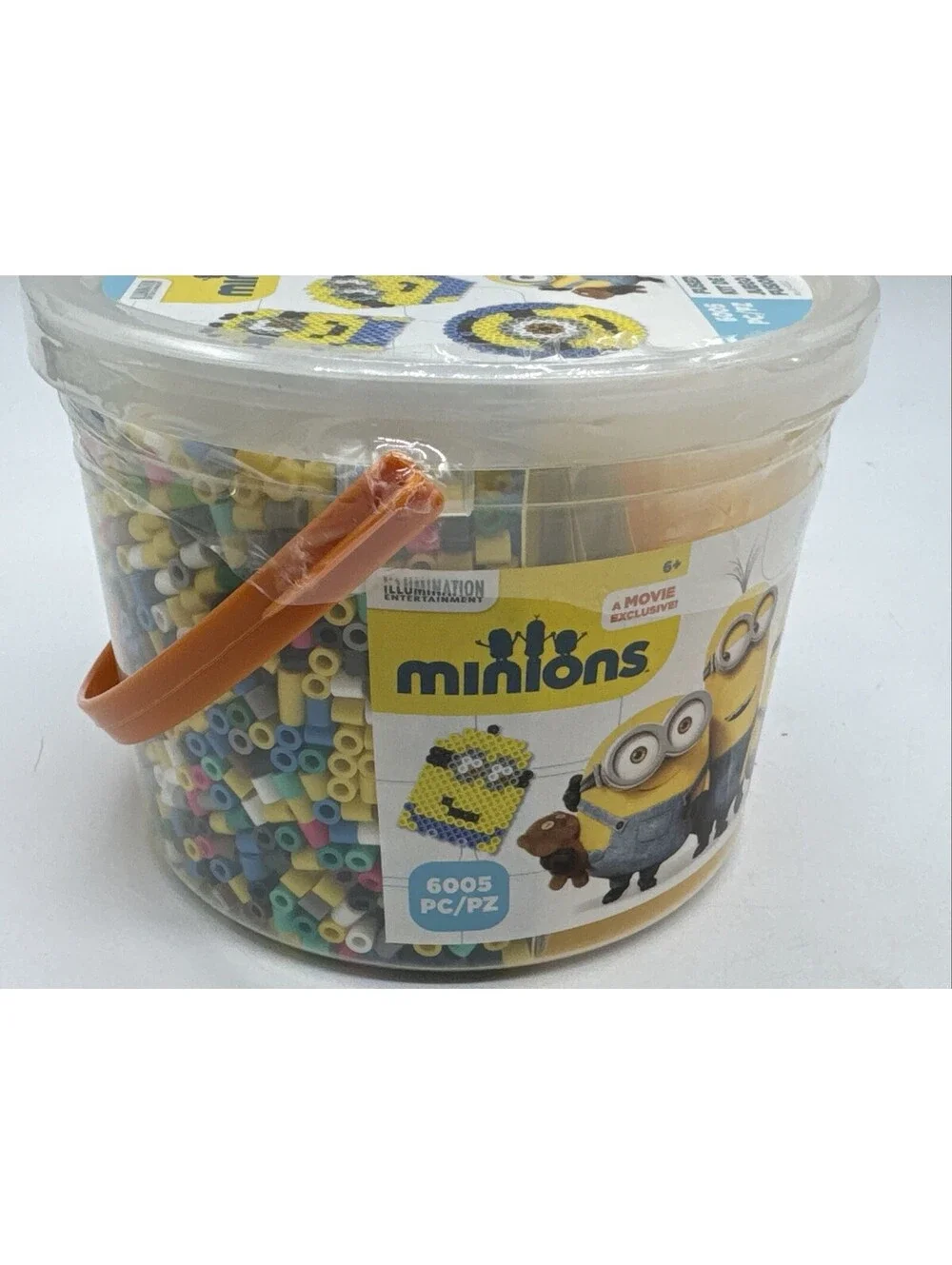 Perler Fused Bead Kit Bucket Minions 2015 Dimensions Movie Exclusive 6005 Pieces